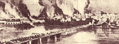 The burning of Richmond