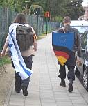 Brussels — Israeli flag
