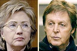 Hillary and Paul — separated at birth?