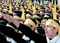 Hizbullah giving the Nazi salute