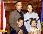 Rep. Keith Ellison and family