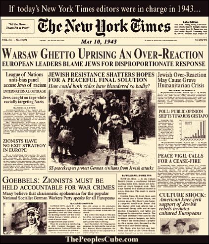 New York Times Front Page, 1943