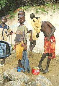 Child beggars in Senegal