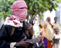 Somali militia checkpoint in Mogadishu