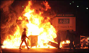 Riots in Spain