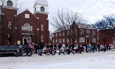 Patriot Guard at a Funeral