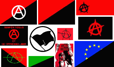Anarchist flags