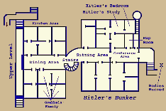 Führerbunker floor plan