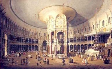 Canaletto, ‘London: Interior of the Rotunda at Ranelagh’, 1754