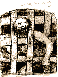 ‘A Lunatic behind Bars’ by Francisco de Goya y Lucientes