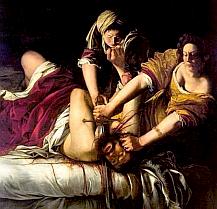 Artemisia Gentileschi: Judith Beheading Holofernes