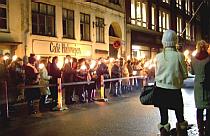 Kristallnacht ceremony in Copenhagen