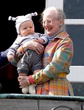 Queen Margrethe and the little prince