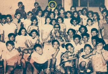 School photo of Barry Soetoro in Indonesia