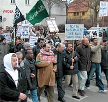 Demonstration in Odense, February, 2006
