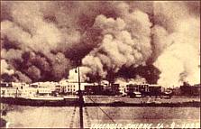 The burning of Smyrna in 1922