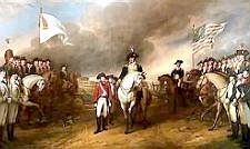Cornwallis surrenders at Yorktown