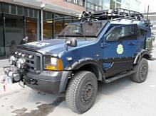 Swedish police car