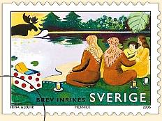 Swedish postage stamp